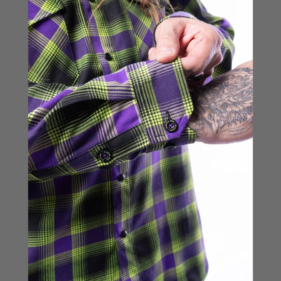 DIXXON FLANNEL x ROB ZOMBIE Flannel Shirt - Men's 3XL - Collab - Picture 11 of 14